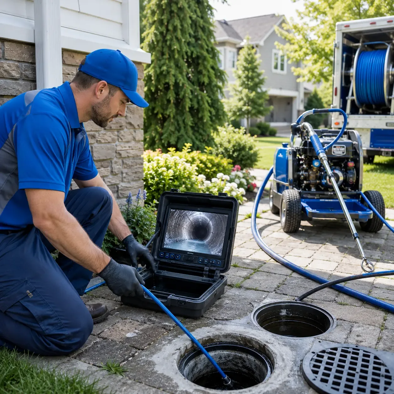 Outdoor drain cleaning professionals serving Waterville, NY