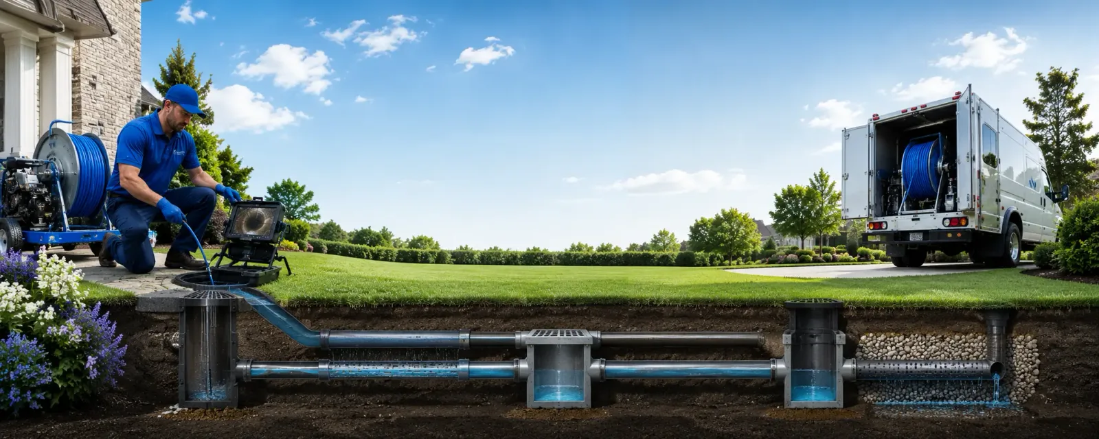 Outdoor drain cleaning information for Waterville, NY
